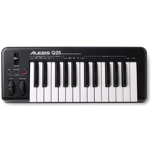 MIDI клавиатура ALESIS Q25: Разъёмы и интерфейсы USB