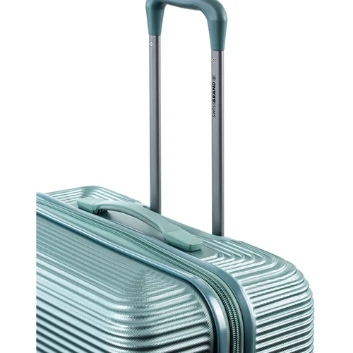Валіза Swissbrand Cairo (L) Teal (SWB_LHCAI503L): Фактура Матовая