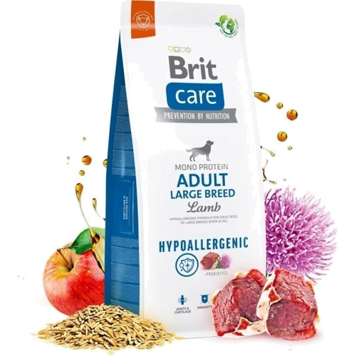 Сухий корм Brit Care Dog Hypoallergenic Adult Large Breed для собак великих порід з ягнятком 12кг (8595602559077): Вік Взрослые