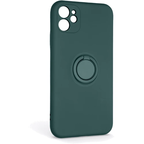 Чехол для iPhone ArmorStandart Icon Ring Dark Green for iPhone 11 (ARM68647)