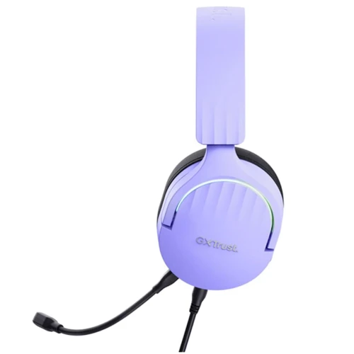 Навушники Trust GXT 490 FAYZO USB Violet (25303): Додатково Подсветка корпуса, складная конструкция