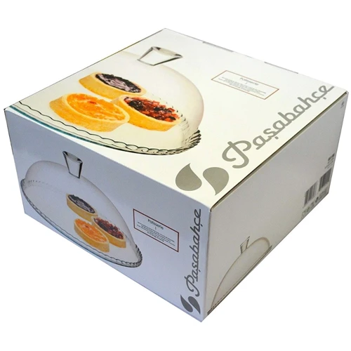 Блюдо Pasabahce Patisseri с крышкой 32см (95198): Крышка есть