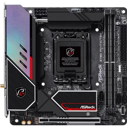 ASRock Z790 PG-ITX/TB4: Дополнительно Радиатор на VRM, Поддержка UEFI, Поддержка RAID, Адаптер Wi-Fi