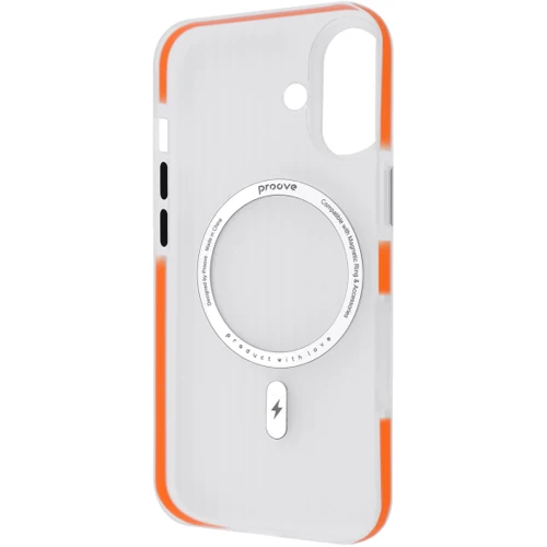 Чехол для iPhone Proove Astro Case with Magnetic Ring Orange for iPhone 16: Материалы Пластик