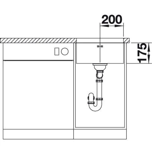 Blanco Supra 400-u 518201