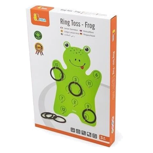 Ігровий набір Viga Toys Жабеня з кільцями (50661)