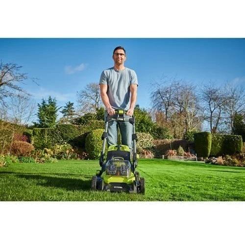 Газонокосилка аккумуляторная Ryobi RY18LMX40B-0, ONE+ 18В (5133005479): Высота скашивания, мм 25-70