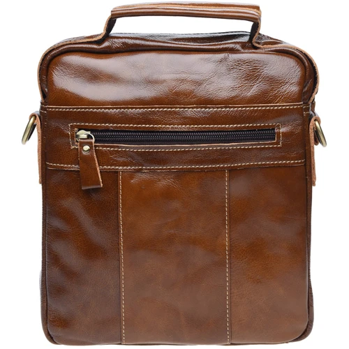Мужская сумка планшет Borsa Leather коричневая (K15027-brown): Пол Мужской