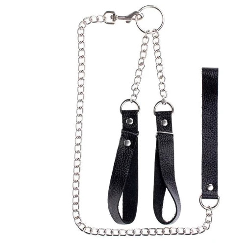 Наручники с поводком sLash Gentle Hold, Black