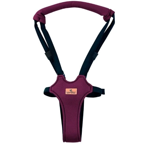 Вожжи Lorelli STEP BY STEP (dark red/black): Материал полиэстер