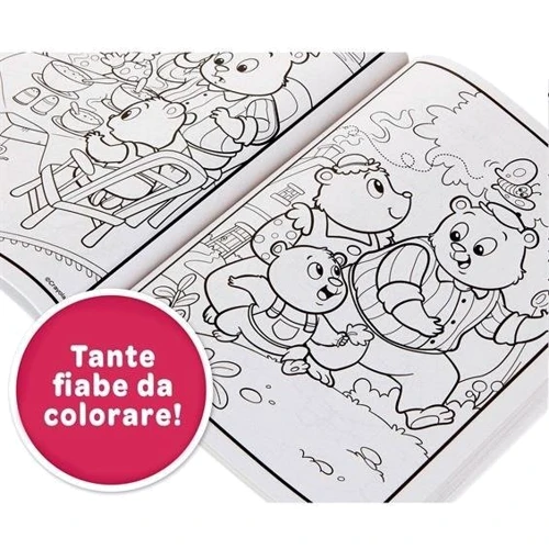 Раскраска Crayola Mini Kids Любимые сказки 96 страниц и наклейки (25-1081): Вид Рисование