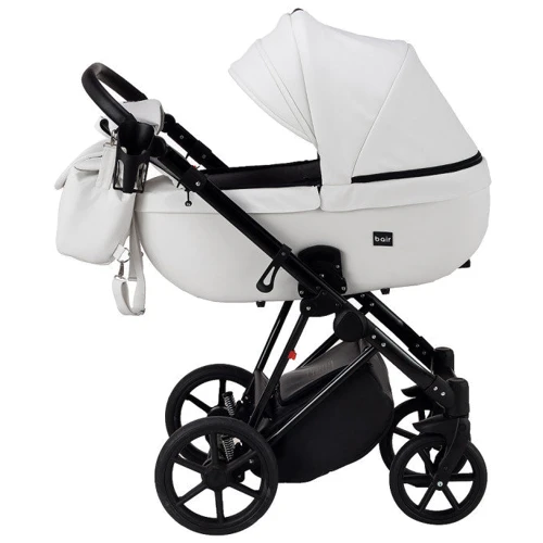 Коляска 2 в 1 Bair Infinity шкіра 100% BI-2300-AMO white (білий) фото 10