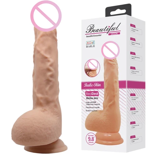 Фаллоимитатор LYBAILE Beautiful Encounter Jason Real Dildo Flesh, 24 см