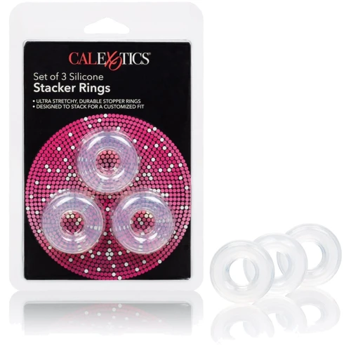 California Exotic Novelties 3 Stacker Rings набор эрекционных колец