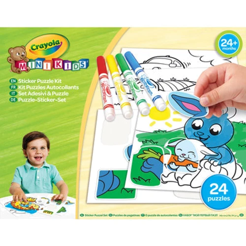 Набор CRAYOLA для творчества-пазл с наклейками