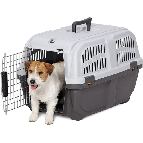 Переноска для собак MPS Skudo 3 IATA Grey 60x40x39 см сіра (S 01050300): Виробник MPS