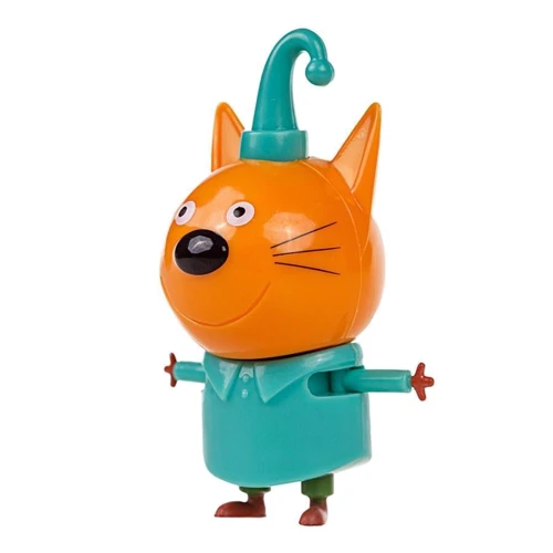 Три кота: игровой набор из пяти фигурок (Коржик+Карамелька+Компот+Мама+Папа)