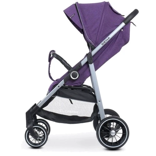Коляска прогулочная El Camino ME 1095 SIENA Violet Лен Фиолетовый (ME 1095 Violet EL CAMINO): Ширина шасси 54.5 см