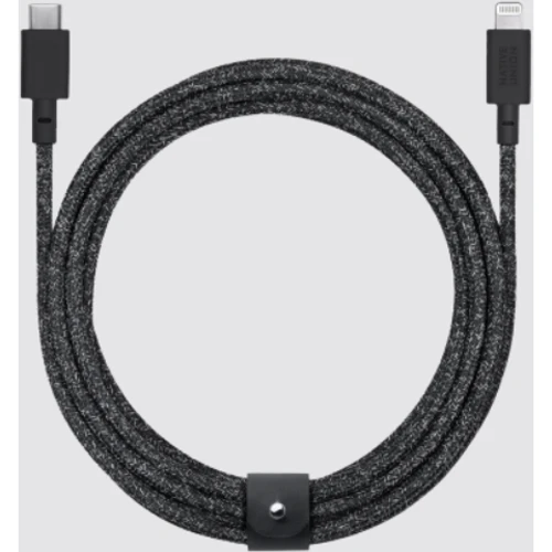 Кабель Native Union Belt Cable XL USB-C to Lightning 3m Cosmos Black (BELT-CL-CS-BK-3-NP)