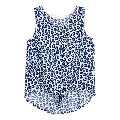 Блуза H&M в5114146 152 см синяя: Тип Блузы