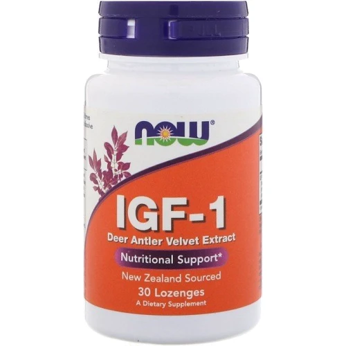 NOW Foods IGF-1 Стимулятор гормона роста 30 леденцов