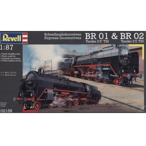 Набор моделей Revell Локомотивы BR 01 & BR 02 1:87 (2158)