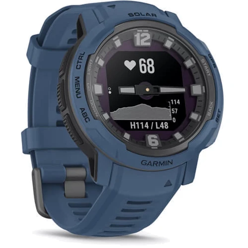 Смарт-часы Garmin Instinct Crossover Solar Tidal Blue (010-02730-02): Тип гаджета Взрослые смарт часы