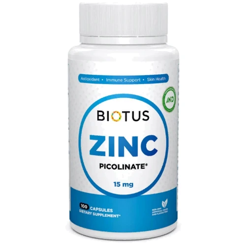Biotus Zinc Picolinate 15 mg Цинк Пиколинат 100 капсул