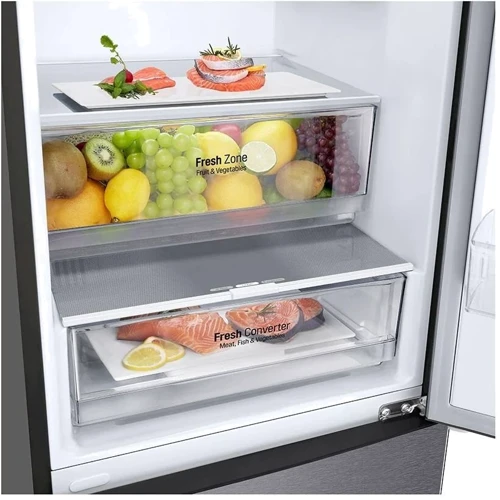 Холодильник LG GBP62DSXCC: Загальний об'єм, л 384