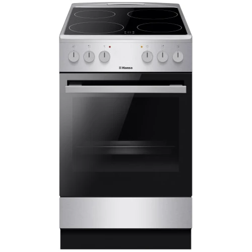 Плита електрична Hansa FCCX59009H: Колір нержавіюча сталь