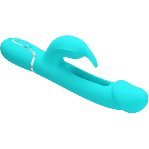 Вибратор 3в1 LYBAILE Pretty Love Twinkled Tenderness Kampas Turquoise (BW-500025-1)