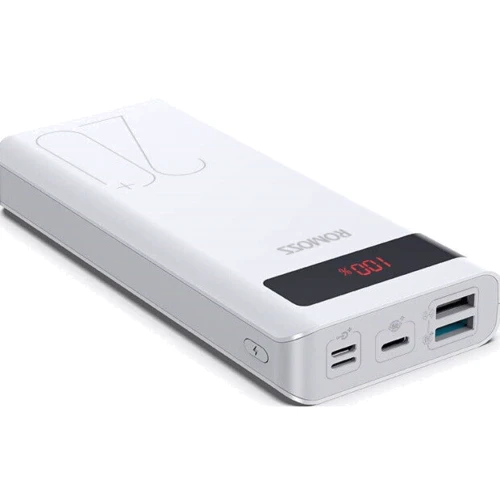 Внешний аккумулятор Romoss Power Bank 20000mAh Sense6PS+ White (PSN20-112-1134): Особенности Индикатор заряда, С дисплеем