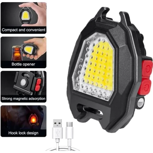Фонарь туристический Cclamp LED W5144 с Type-C (38760): Дальность подсветки, м 20