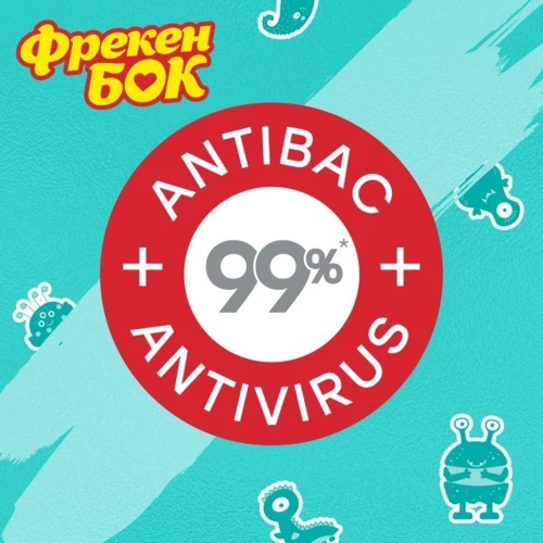 Средство Фрекен Бок Антибак&Антивирус 99% 2-в-1 для мытья полов и поверхностей 1 л: Поверхность Линолеум, Кафель