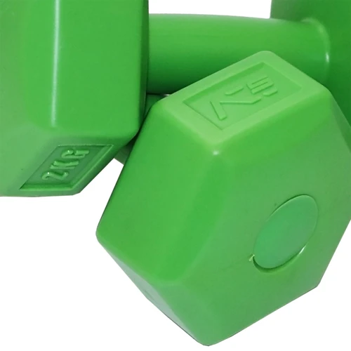Гантель SportVida SV-HK0218 2 x 2 кг: Покриття пластик