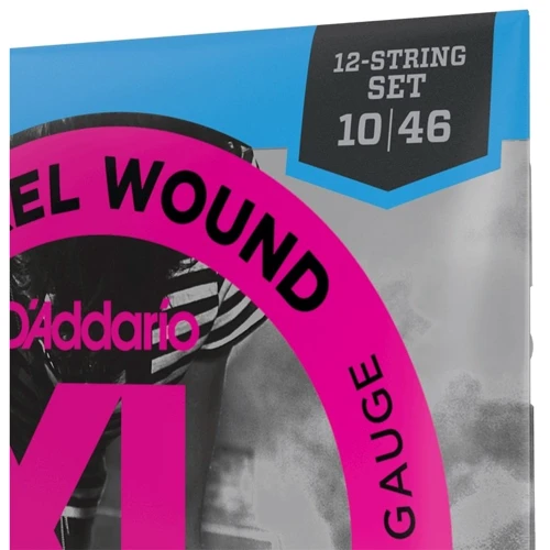 Струна для гитар Комплект струн D'addario EXL150 XL Nickel Wound Regular Light 12-string (10-46): В комплекте Набор из 12 струн