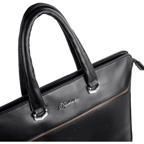 Мужская конференц-сумка Valiria Fashion черная ( 3DET1108-3-2): Тип ручки Со съемным ремнем, Плечевой ремень, С двумя ручками, Короткая ручка