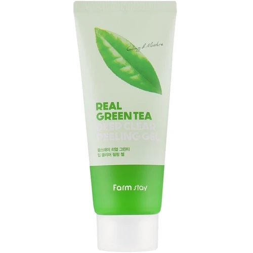 FarmStay Green Tea Deep Clear Peeling Gel Глубоко очищающий пилинг-гель для лица 100 ml: Пол Для женщин