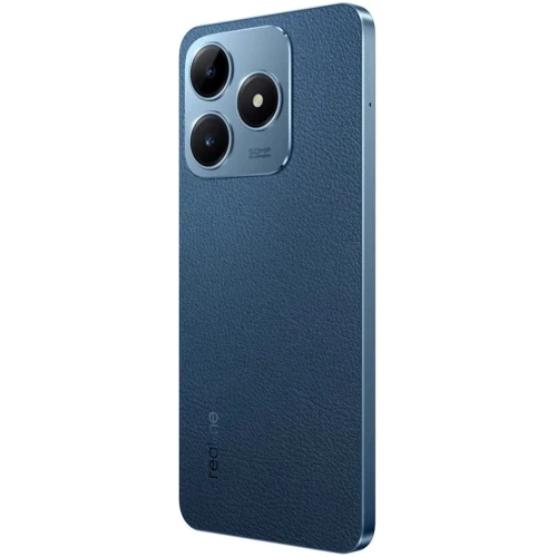 Смартфон Realme C63 6/128GB Leather Blue (UA UCRF): Камера 50 Мп (f/1.8) + 2 Мп (f/2.4) / LED вспышка / HDR / Панорама / Фронтальная камера 8 Мп (f/2.0)