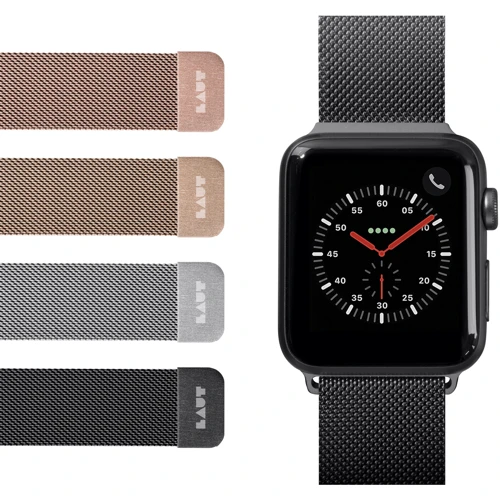 Аксессуар для Watch LAUT Steel Loop Black (LAUT_AWL_ST_BK) for Apple Watch 42/44/45/49mm: Тип аксессуара ремешок