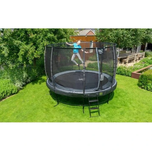 Батут EXIT Elegant Premium 366 cm black с сеткой безопасности Deluxe для детей и взрослых: Производитель EXIT Toys