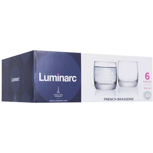Luminarc Набор Франзузский ресторанчик 6X310 мл низк. (H9370/1): Объем стакана мл 310