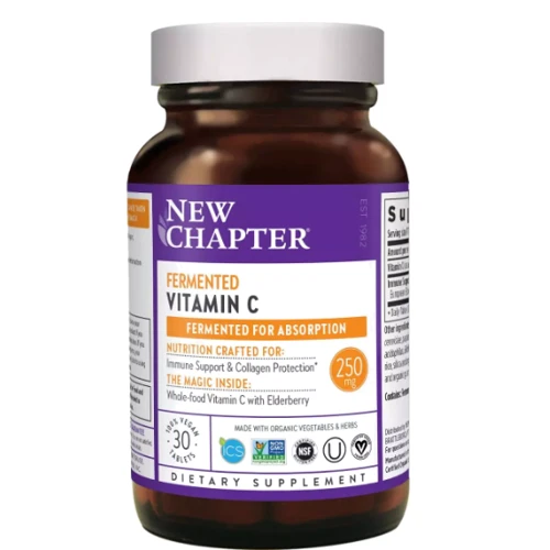 New Chapter Fermented Vitamin C Ферментований вітамін С 30 таблеток