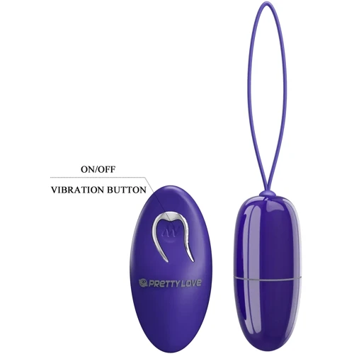 Виброяйцо LYBAILE Pretty Love Selkie Youth Dark Purple (BI-014865WL)