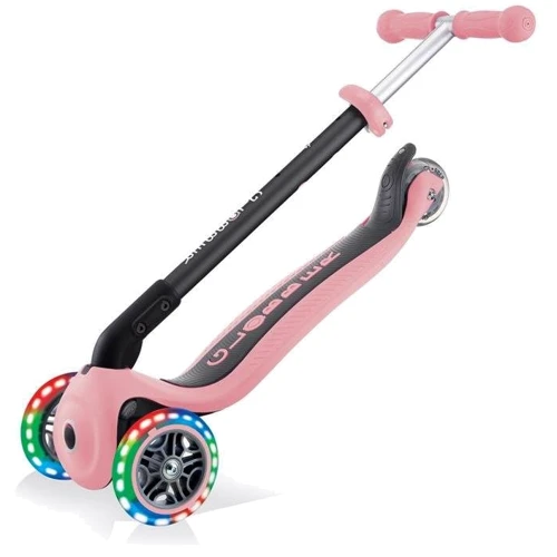 Самокат Globber Go Up Foldable Plus Lights Pastel Pink (пастельно-розовый) фото 15