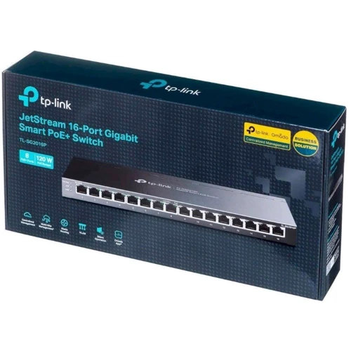 Сетевой коммутатор TP-Link TL-SG2016P фото 4