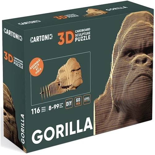 Картонний конструктор Cartonic 3D Puzzle GORILLA