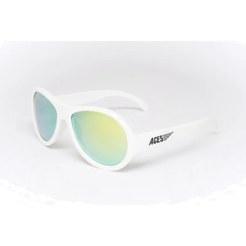 Детские солнцезащитные очки Babiators Aces Wicked White Orange Lenses (7-14 лет): Пол Для детей