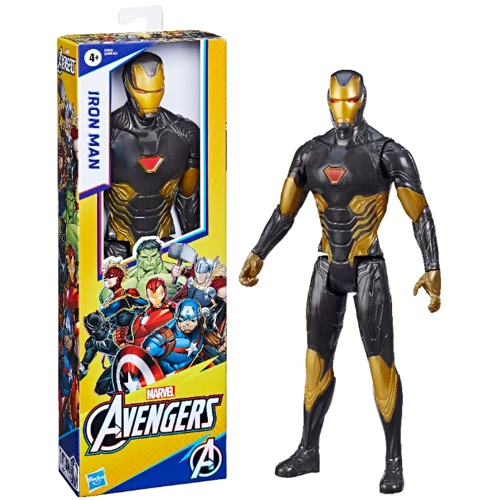 Фигурка HASBRO AVENGERS AVN серии Мстители 30 см E7878 AVN TITAN HERO FIGURE BLK GOLD IRON MAN (E3308_E7878)