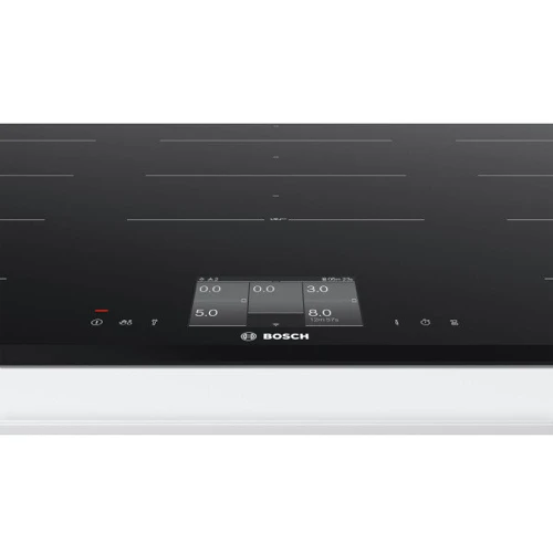 Варочная поверхность электрическая Bosch PXX975KW1E: Расположение панели спереди